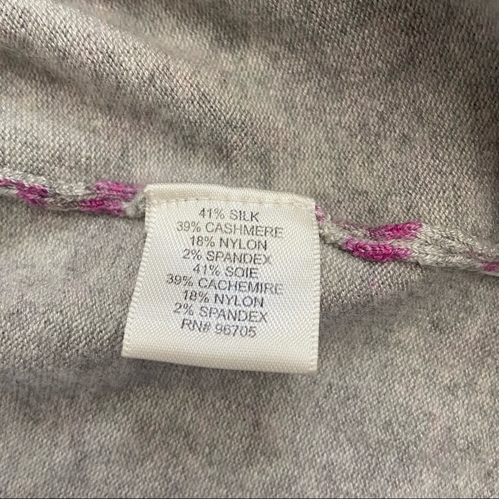 Rebecca Taylor Purple Leopard Silk Cardigan - Picture 6 of 9